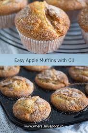 Moist Apple And Cinnamon Muffins With Oil Recipe Apple Muffin Recipes Apple Recipes Apple Cinnamon Muffins Recipe