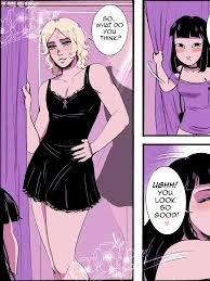 Goth dom & femboy BF - Luna & Jake [Agreeable_Swim_6551] - Lgbtics