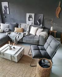 From A Simple Living Room Decor To Elaborated Lighting And Plants Your Living Room Can Be A Gray Living Room Design Living Room Inspiration Simple Living Room