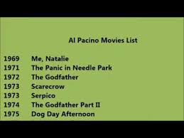 Al Pacino Movies List Youtube