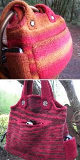 Knitting Pattern For Sonora Bag Purse With Pockets In 2020 Knitting Patterns Knit Purse Knitted Bags
