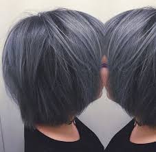 Enjoying your gray hair, but wonder what colors look good with it? Dark Gray Hair Color Dye Novocom Top