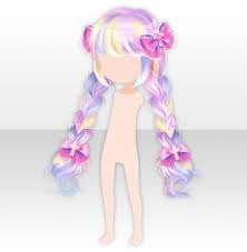 Pin By Katherine Cardenas On Cocoppa Play Manga Hair Anime Braids Chibi Hair