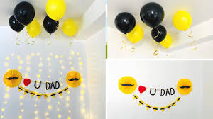 If you're looking to save money but also be thoughtful, consider giving him one of these free father's day gifts this year. Father S Day Decoration Ideas Father S Birthday Decoration Idea Yellow Black Theme Backdrop Idea Youtube