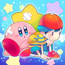 Ness And Kirby By Modanspank Nintendo Super Smash Bros Smash Bros Kirby