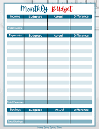 17 free budget printables to manage your money in 2022