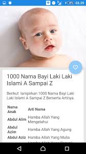 Dengan memberikan nama yang terbaik. Kumpulan Nama Bayi Laki Laki Modern For Android Apk Download