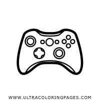 Video game controller coloring page. Xbox Coloring Pages Ultra Coloring Pages