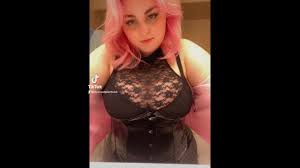 Big tiddy goth gf shows off fat ass and HUGE boobs