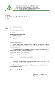 Pencantuman nama sekolah disertai alamat serta informasi dasar lain, seperti nomor telepon maupun email. 25 Contoh Surat Resmi Sekolah Dasar Smp Sma Bahasa Inggris Contoh Surat