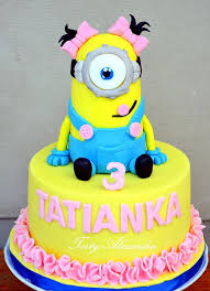Jinsworldcakedesign cake decoration malayalam,cake decoration,minion design cake,designer cake. Minion Girl Cake By Torty Alexandra Cakesdecor
