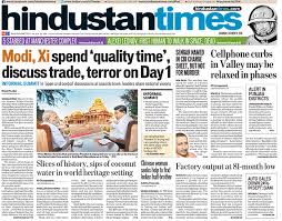 Take time to understand the news with a subscription to the guardian weekly. Pm Modi Xi Meet Dominates Headlines On Saturday