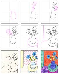 How to draw still life drawing and fruits as the object, step by step and easy for kids. Paint Like Matisse Art Projects For Kids