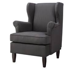 Edbury Upholstered Wingback Chair Charcoal Furniture Clearance Upholstered Chairs Furniture
