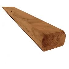 Treated Wood Brown 3 1 4 In X 4 In X 8 Ft 761 62966 Rona