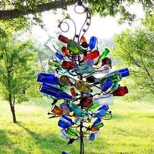Pin By Myra Stockdale On Yard Garden And Birds Bottle Trees Bottle Tree Wine Bottle Trees