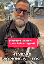 A legend among us! Meet Pat Bonney, our scenic artist who’s been creating  magic at OSF for 41 years 🎨