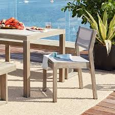 Portside Outdoor Textilene Dining Chair In 2020 West Elm Dining Chairs Dining Chairs Gray Patio Furniture