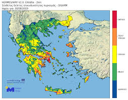 Πλέον υπάρχει επίσημος, διαδραστικός χάρτης με τις νέες τιμές ζώνης όλης της ελλάδας. Meteo Gr Epimenei To Meltemi Sto Aigaio Ypshlos Kindynos Dhmioyrgias Kai E3aplwshs Pyrkagiwn