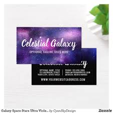 50% of the business card net sale price will be deducted when one or more qualifying business cards are purchased and the coupon code bizcard4less is applied at checkout. Galaxy Space Stars Ultra Violet Purple Nebula Business Card By Cyanskydesign On Zazzle Galaxy Space Business Card Design Space Stars