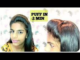 The Best Hairstyle For Round Face Hair Puff Hairstyle Easy Everyday Hairstyles