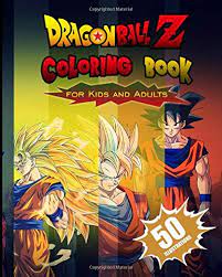 Dragon ball z goku super saiyan 5. Dragon Ball Z Coloring Book For Kids And Adults The Best 50 High Quality Illustrations By Green St Publisher