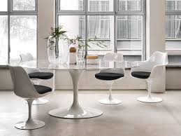 Knoll Saarinen Tulip Dining Table Oval Tavolo Sedie Idee