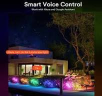 Lumary Smart LED Outdoor Spotlights RGBAI WIFI Landscape ...