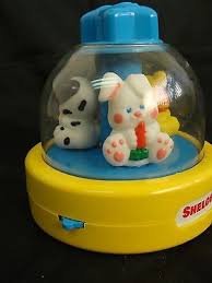 Vintage Shelcore Toy Baby Toddler Wind Up Musical Merry Go Round Dog Cat Bunny 487549340 Baby Mozart Toys Baby Einstein Toys Baby Toys