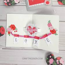 Find the center of the folded side and make a cut 5 cm inside the card. How To Make A Pop Up Heart Card Craft Rocker