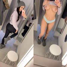 my boobs out in the changing room :) Porn Pic - EPORNER