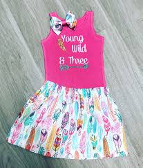 3rd Birthday Princess Birthday Dress For 3 Year Old Young Wild Three Birthday Outfit Tribal Birthday 3rd Birthday Outfit Third Birthday Shirt Girl Third Birthday Girl 2nd Birthday Outfit Birthday Girl Outfit