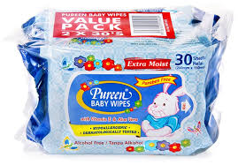 Promotion anti corona virus crisis. Parkson Baby Wipes Blue