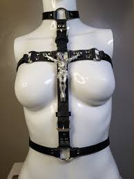 Cross My Heart and Hope You Die, Invertible Crucifix Harness, Cross  Harness, Crucifixion Harness - Etsy