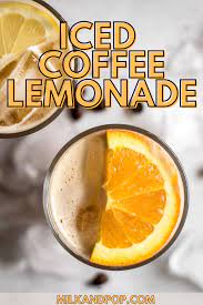 Coffee Lemonade Sweet And Refreshing Milk And Pop Recipe Cold Brew Recipe Lemonade Recipes Ice Coffee Recipe