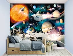 Our inspiration for a space themed bedroom focuses on our amazing solar system quilt, which features all of the planets rotating around the sun. Kids Space Exploration Bedroom Theme Ideas Bunk Beds Kids Beds Kids Funtime Beds