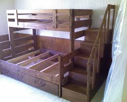 We custom make sturdy and strong queen or king bunk beds and other furniture for cabins. Todd S Custom Bunk Beds The Wood Whisperer