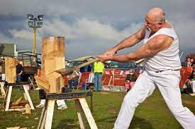 If You Don T Already Know Wood Chopping Is A Big Sport In Australia And Is Highly Competitive Says Flickr User Grand Funk Railroad Mexico Resorts Tasmania