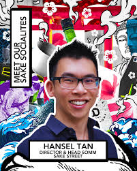 Hansel 'Sake'-Tan's impeccable mobile cold chain and chilled sakes are  never far from reach! Living by the mantra “Find me an occasion, I'll find  you the sake!”, he is always ready to