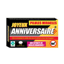 Stc Boite De Medicament Bonbon Humoristique Pilules Miracles Joyeux Anniversaire Cdiscount Maison