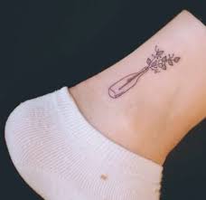 Small Plant In Bottle Pot Tattoo On Ankle Ankle Tattoo Men Tattoos Tattoos And Piercings