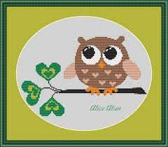 See more ideas about cross stitch owl, cross stitch, owl cross stitch. Cross Stitch Pattern Kids Birds Owls Funny Brown Owl Bird Etsy In 2020 Cross Stitch Patterns Cross Stitch Bird Counted Cross Stitch Patterns
