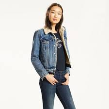 Levi S Original Sherpa Trucker Jacket Women S Xl Trucker Jacket Women Clothes Jackets For Women