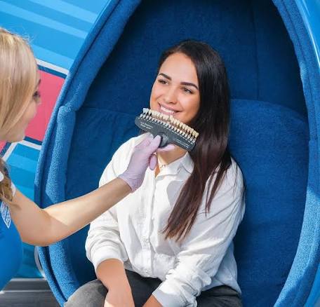 Professional dental whitening procedure in San Francisco