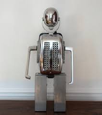 The Recycled Toaster Lamp Robot Robot Lamp Recycling Robot
