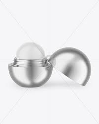 Download Opened Metallic Lip Balm Mockup In Jar Mockups On Yellow Images Object Mockups PSD Mockup Templates