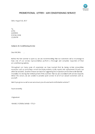 Promotional Letter Air Conditioning Service How To Write A Sales Letter For You Certificate Templates Certificate Of Participation Template Business Template