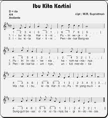 Dari dulu hingga kini lagu ibu kita kartini selalu terngiang mengiringi perjuangan. Apa Nada Dasar Dari Lagu Ibu Kita Kartini Apa Tanda Kromatis Yang Di Cuplikan Ibu Kita Kartini Brainly Co Id