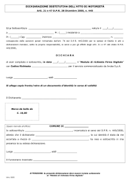 Il modulo sostituisce l'autodichiarazione resa al vettore. Modello Mail Consolato Generale D Italia A Zurigo