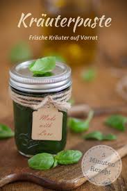 Krauterpaste Frische Krauter Auf Vorrat Petersilien Rezepte Gewurze Und Krauter Und Petersilie Pesto